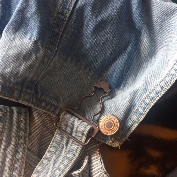 Overall Jean Shorts - Picture 4 of 4